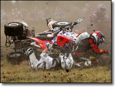 Jarrod McClure & Jeffrey Pickens Wreck -  Honda TRX 450R ATV