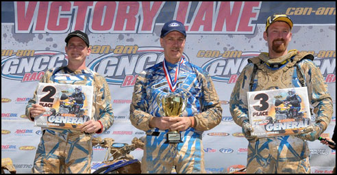 GNCC Morning ATV Podium