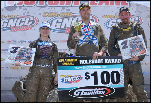Can-Am GNCC Morning Class Round 5 Overall Podium