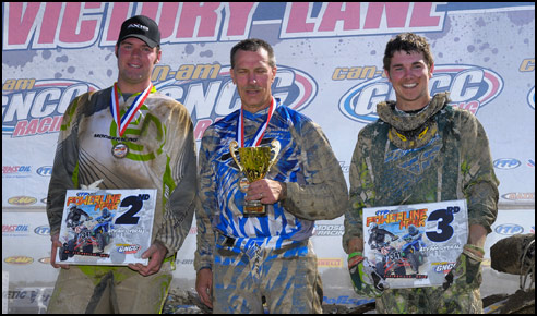GNCC Morning ATV Podium