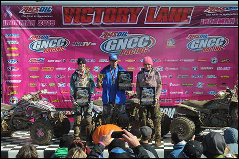 GNCC Racing Morning Overall Podium