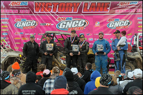GNCC Racing SxS Podium