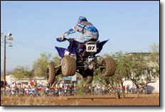 Justin Noss Leading Beau Baron - Speed World MX