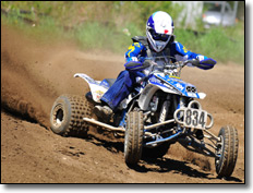 Amatuer ATV Motocross Racer