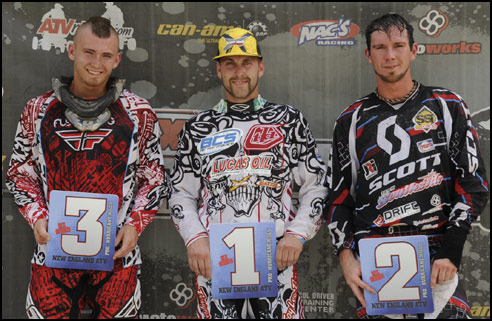 New England ATV Motocross Pro ATV Podium