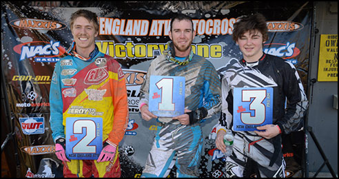 New England ATV Motocross Pro-Am ATV Production Podium