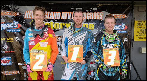New England ATV Motocross Pro ATV Production Podium