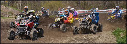 New England ATV Motocross Pro ATV Production Podium