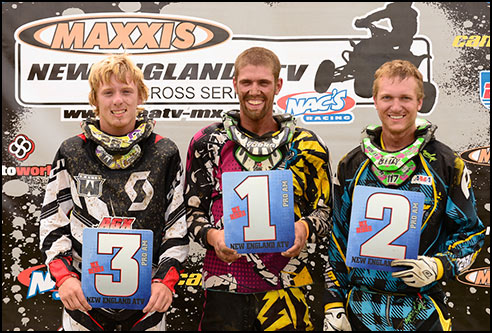 New England ATV Motocross Pro-Am ATV  Podium