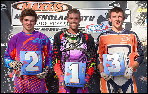 NEATV-MX AK Farms Pro-Am ATV Podium