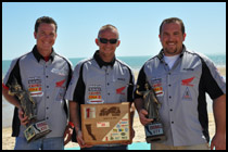 Wayne Matlock, Harold Goodman, Justin Caster - Honda TRX 700XX  - Score International San Felipe ATV Race