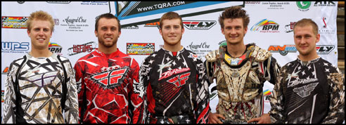 TQRA Pro-Am ATV Motocross Podium