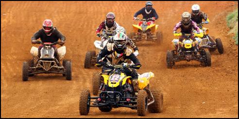 TQRA Pro-Am ATV Motocross Podium