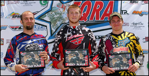 TQRA Pro-Am ATV Motocross Podium