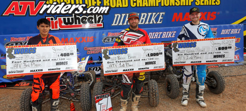 WORCS Racing Pro ATV Podium