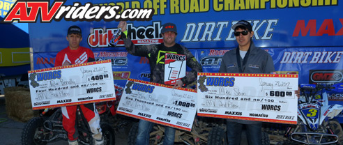 WORCS Racing Pro ATV Podium