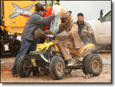 Can-Am / Motoworks DS450 ATV Pit  Stop Josh Frederick