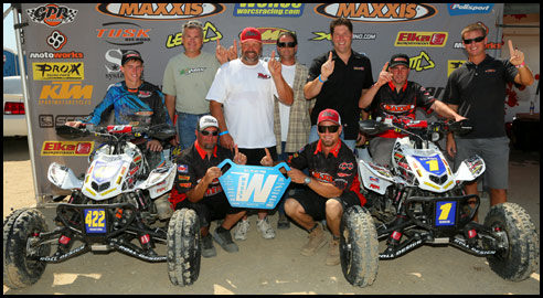 Maxxis / H&M Motorsports' 2012 WORCS Pro ATV Champion Beau Baron 