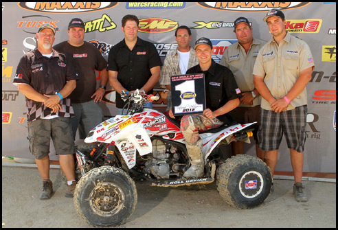 Duncan Racing's 2012 WORCS Pro-Am ATV Champion Garrin Fuller