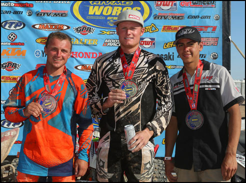 Worcs Pro-Am ATV Podium