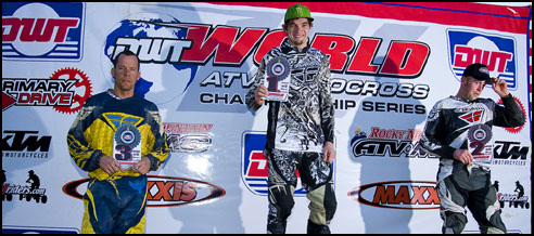 World ATV Motocross Championship Series Pro ATV Podium