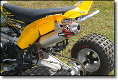 Akraix Can-Am DS450 Motoworks Exhaust