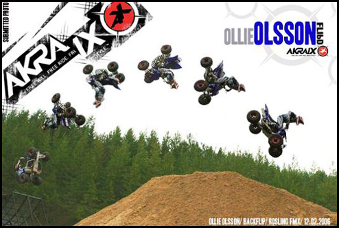 Akraix's Olle Olsen ATV Backflip
