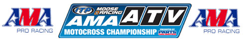 AMA ATV Motocross National Motocross Racing Series Logo