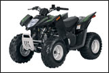 Black Green Arctic Cat DVX90 ATV
