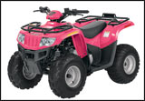 Pink 90 4x2 Utility ATV