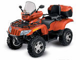 Sunset Orange Cruiser TRV 700 ATV