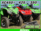2011 Arctic Cat 350, 425 & XC450i Utility ATV Test Ride Review