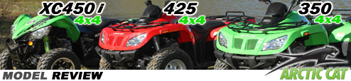 2011 Arctic Cat 350, 425 & XC450i Utility ATV Test Ride Review