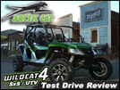 2013 Arctic Cat Wildcat 4 1000 SxS / UTV Test Drive Review
