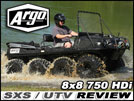 2012 Argo 8x8 750 HDi SxS / UTV Test Drive Review