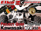 2009 Kawasaki KFX 450R ATV Project Build -  Part 1 Suspension