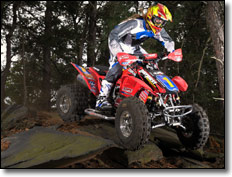 Honda TRX 450R ATV Rock Riding