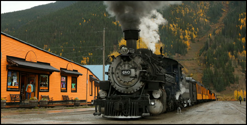 Durango & Silverton Railroad Train Engine 480