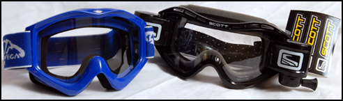 Standard Goggles compared to Scott Voltage Goggles
