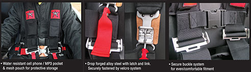Blingstar Memory Foam Seat Belt 4 Point Harness