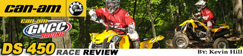 2008 BRP Can-Am DS450 ATV Ride Test & GNCC Race Review