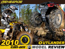 2010 BRP Can-Am Outlander & Renegade ATV Test Ride / Review