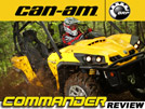 2011 CanAm Commander 800R, 1000 X & XT SxS / UTV Ride Review