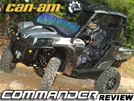 2011 Can-Am Commander 1000 XT SxS / UTV Test Ride Review