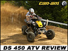 2013 Can-Am DS 450 X MX Review