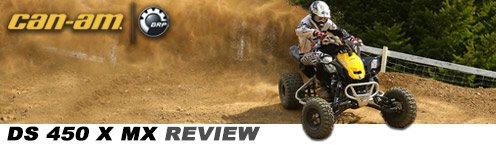 2013 Can-Am DS450 x MX Review