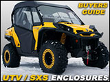 UTV / SxS Cab Enclosures Provide an Escape from the Weather

