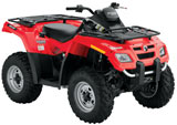 Red Outlander 500 4x4 ATV Side
