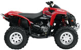 Red Can-Am Renegade 500 side