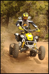 ATV Can-Am DS450XC Woods front
